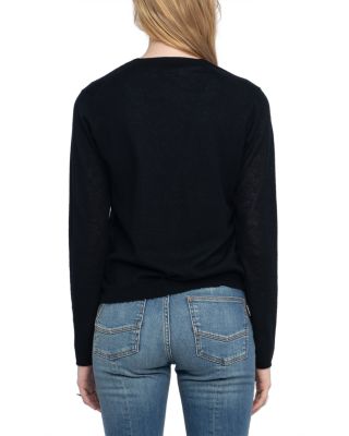 Manylla Cashmere V Neck Cardigan Sweater