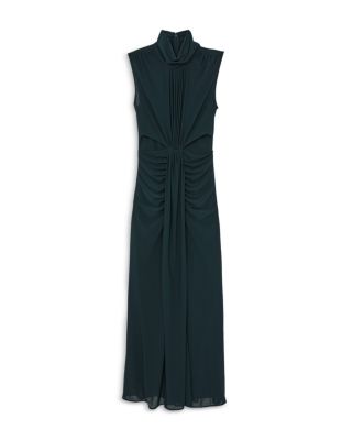 Daniella Sleeveless Ruched Maxi Dress