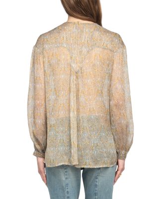 Tamela Mousseline Paisley Blouse