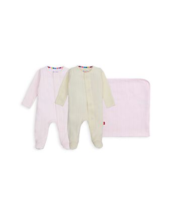 Unisex Pointelle 3-Piece Gift Set - Baby