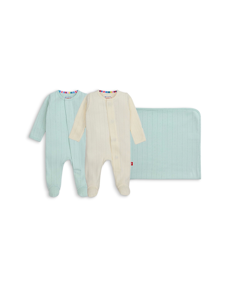 Magnetic Me Unisex Convertible Coveralls & Blanket Set - Baby In Gray