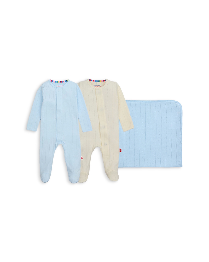 Magnetic Me Unisex Convertible Coveralls & Blanket Set - Baby In Blue