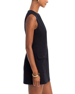 Azra Twill Sleeveless Dress