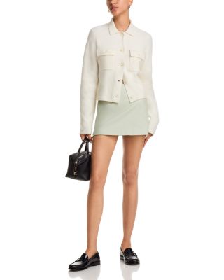 The Leather Mini Skirt