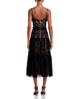 Lace Cocktail Midi Dress - Exclusive 