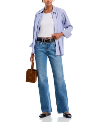 Wedgie High Rise Boot Cut Stretch Jeans in Fair Point