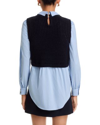 Mara Shaker Pullover Sweater