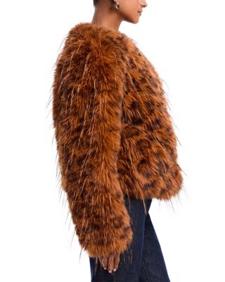 Faux Fur Toggle Jacket - Exclusive