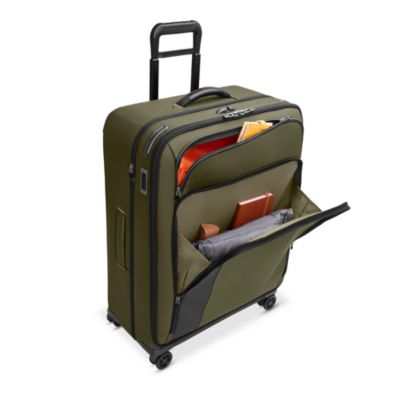ZDX Large Expandable Spinner Checked Bag