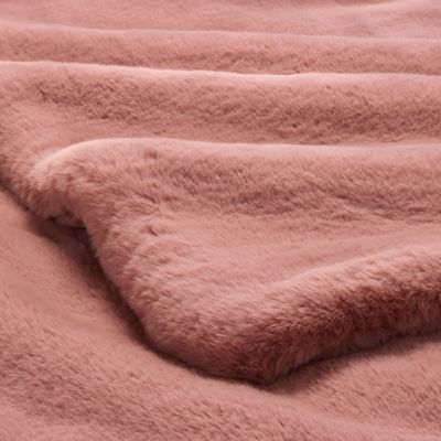 Big Rabbit Double Sided Faux Fur Throw Blanket - Exclusive