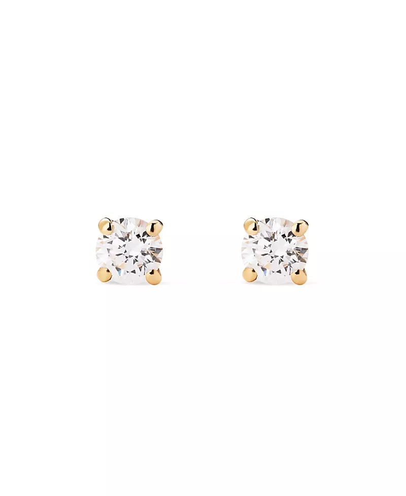 Ana Luisa Lab Grown Diamond Earrings Gold Small Lab Grown Diamond Studs