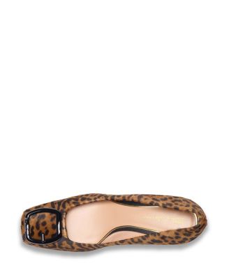  Women&#39;s Animal-Print Cavallino Mid-Heel Pump