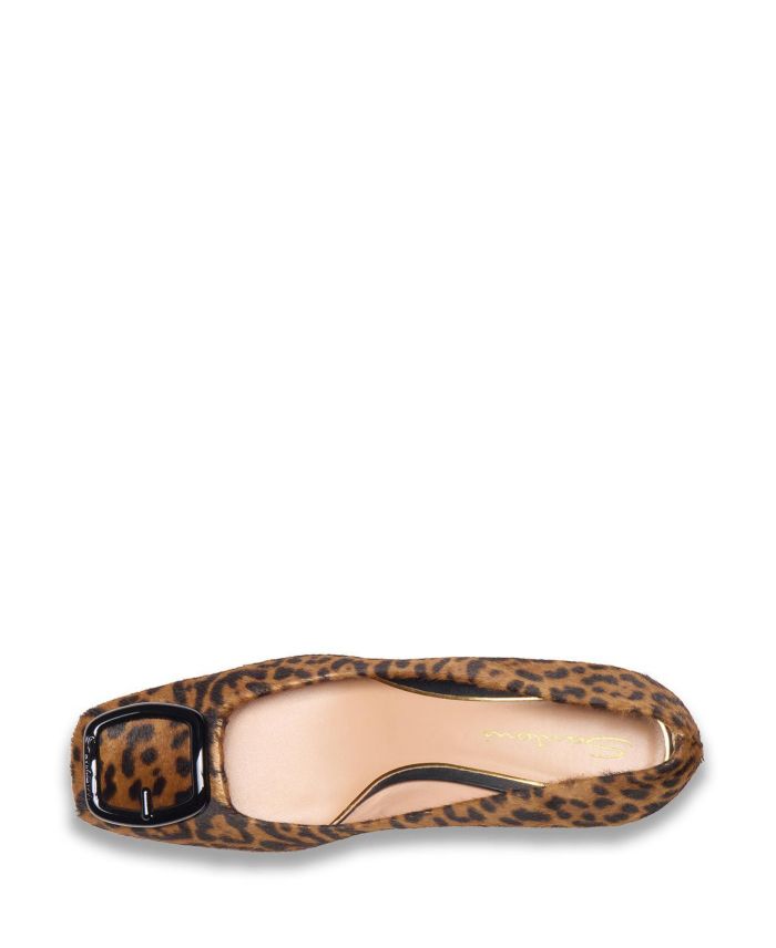 Women's Animal-Print Cavallino Mid-Heel Pump