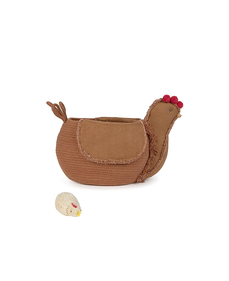 Lorena Canals Basket Chicken Toffee In Brown
