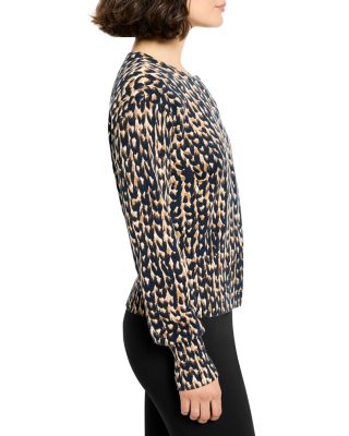 Stitch Print Snap It Up Cardigan