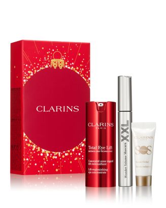 CLARINS トータル リフトマンスール セット Clarins Total Eye Lift Set for Firming, Wrinkles, Dark Circles