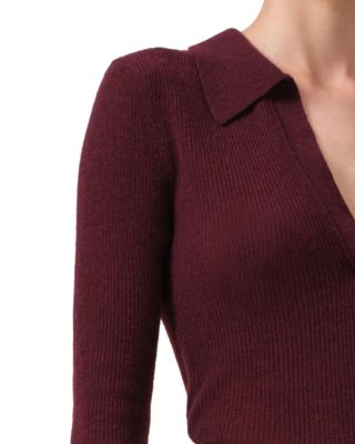 Simone Wool Cashmere Polo Sweater