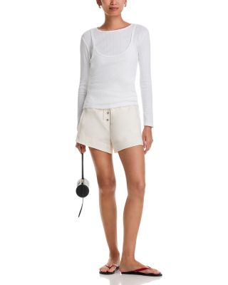 Pointelle Layered Top