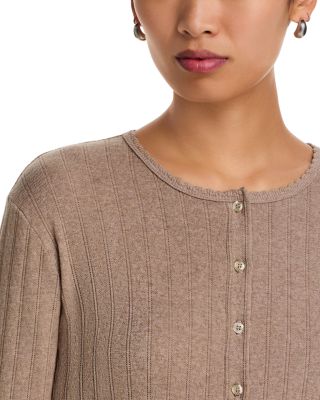 Pointelle Crop Cardigan