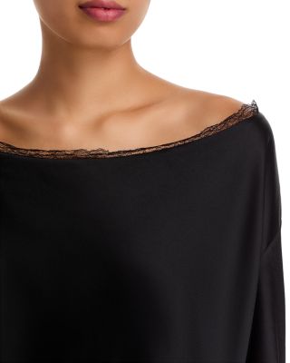 Barb Lace Low Back Top