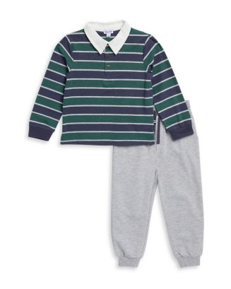 Splendid Boys' Long Sleeve Polo Shirt & Sweatpants Set - Little Kid ...