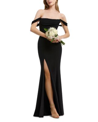Melania Off-the-Shoulder Gown
