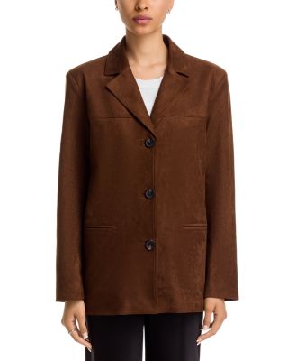 Faux Suede Jacket