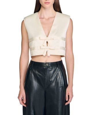 Satin Crop Top