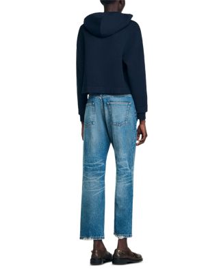 Mixed Media Hoodie Jacket