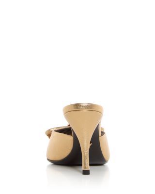 Women's Opera Bow 85mm Patent Mules