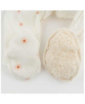 Girls' Twinkle Mini Daisies Print Pointelle Kimono Set - Baby