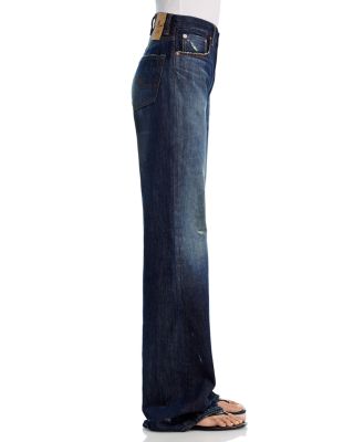 Helena High Rise Bootcut Jeans in Esher Blue
