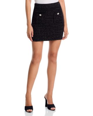 Crystal Button Sweater Skirt - Exclusive