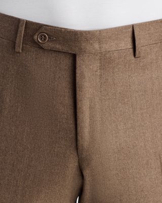 Capri Slim Fit Wool Flannel Trousers