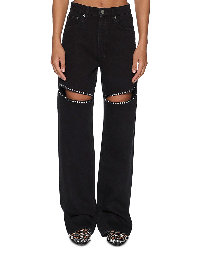 Ksubi Playback Sliver Renaissance High Rise Jeans In Black In Black