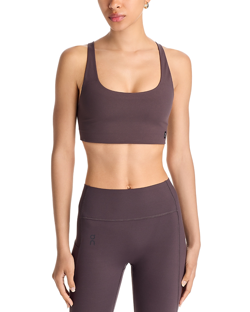 On Studio Bra In Burgundy