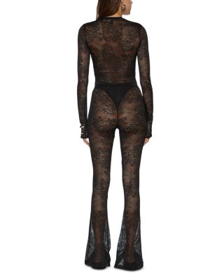 Adele Lace Elbow Sleeve Bodysuit