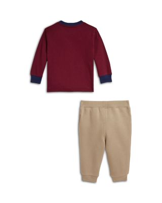 Boys' Polo Bear Jersey Tee & Fleece Pant Set - Baby