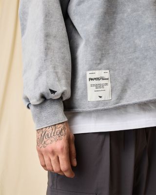 Snow Wash Open Bottom Sweatshirt