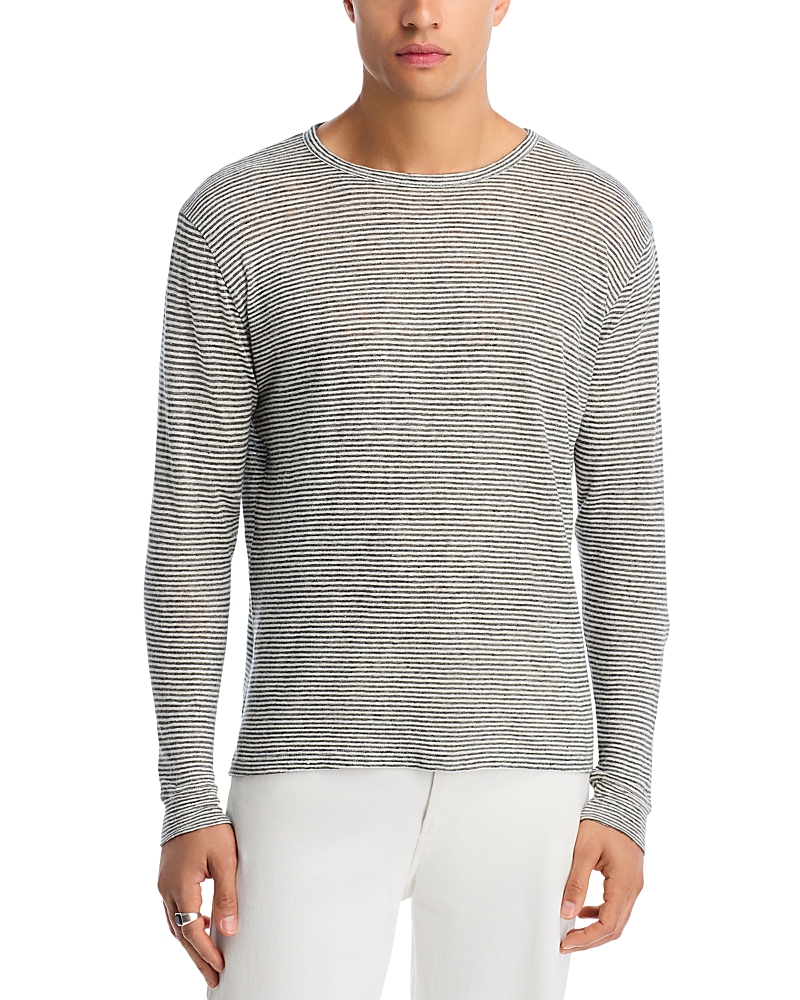 Alex Crane Long Sleeve Sun Tee In Gray
