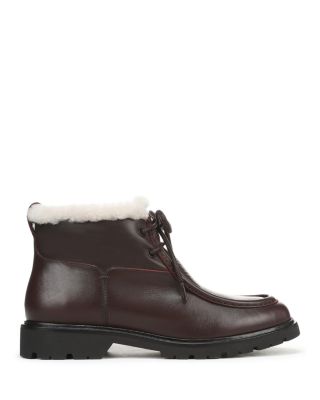 Women's Sierra Shearling Lined Leather Ankle Boots