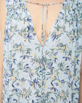 Short Dress in Viscose