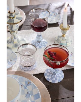 Gray Malin Ski Holiday Wine Glass - Exclusive