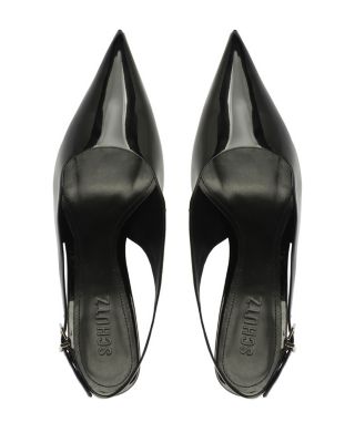 Women's Paola Patent Leather Classic Slingback Pumps