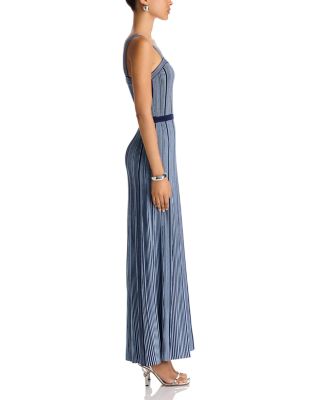 x Lani Lynn Vertical Striped Knit Maxi Dress