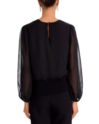 Chiffon Sleeve Blouse