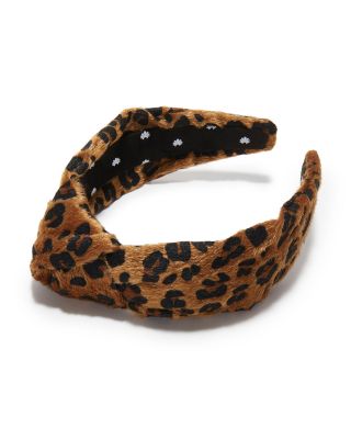 Animal Print Faux Fur Classic Knotted Headband