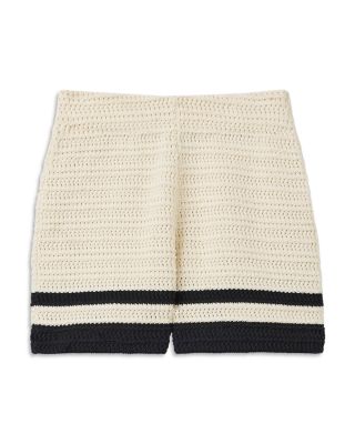 Pointelle Crochet Shorts