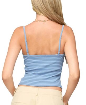 Hemsley Striped Ribbed Tank Top