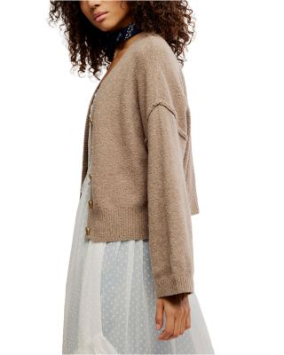 Cool of The Night V Neck Cardigan Sweater